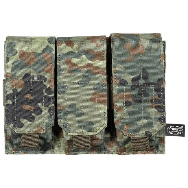 MFH triple MOLLE torba, BW camo