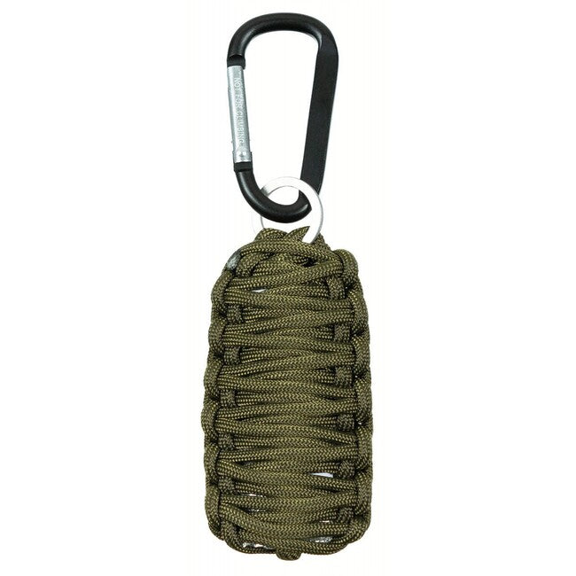 MFH Parachute Cord komplet za preživetje, vojaško zelena