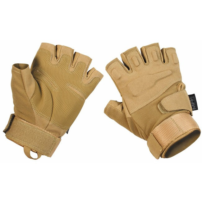 MFH Tactical rokavice brez prstov 1/2, Coyote