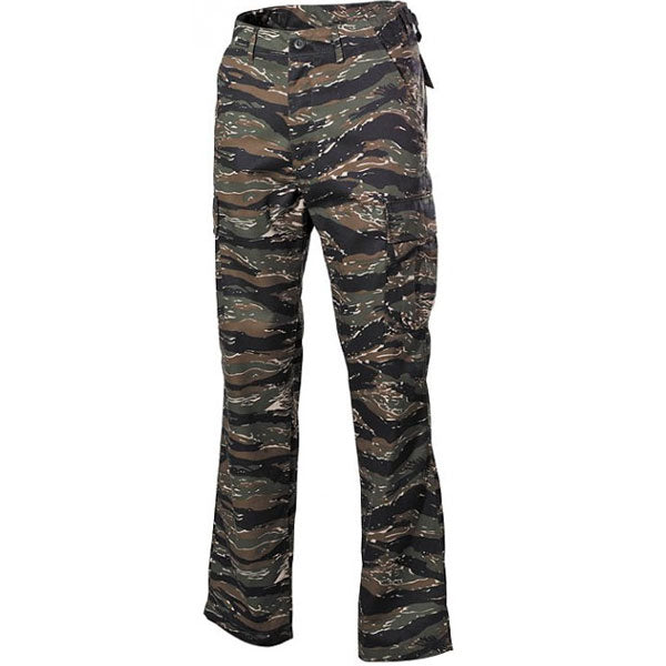 MFH BDU US hlače moške tiger stripe