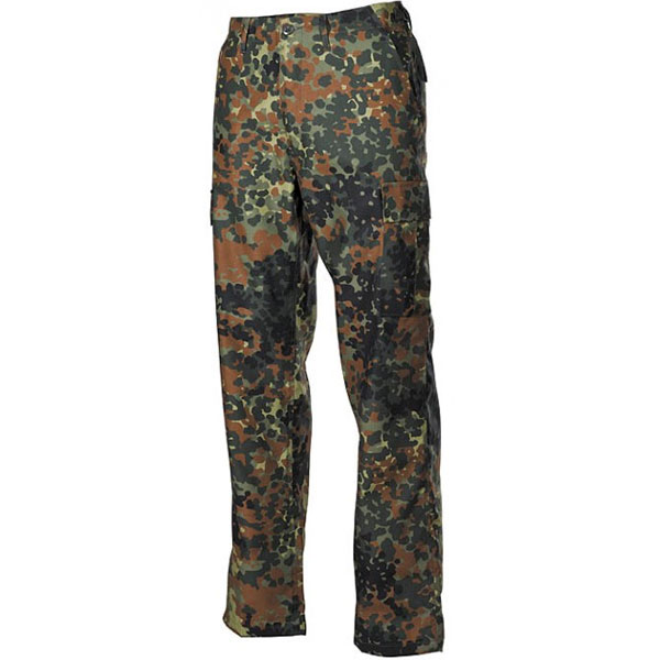 MFH US BDU hlače, moške, flecktarn