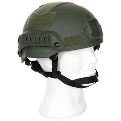 MFH US MICH 2002 Helmet, ABS Plastic, Olive Drab