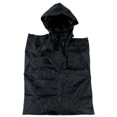 MFH US Rip-Stop Poncho, Black 223x144 cm