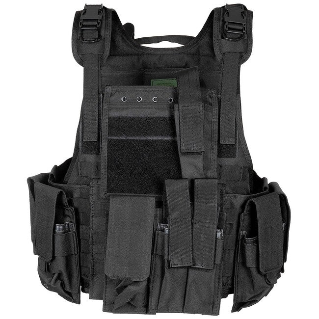 MFH Ranger Vest, Multiple Pockets, Black