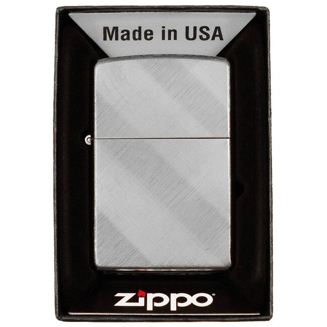 MFH Zippo Diagonal Weave vžigalnik, odporen na veter, nenaplnjen