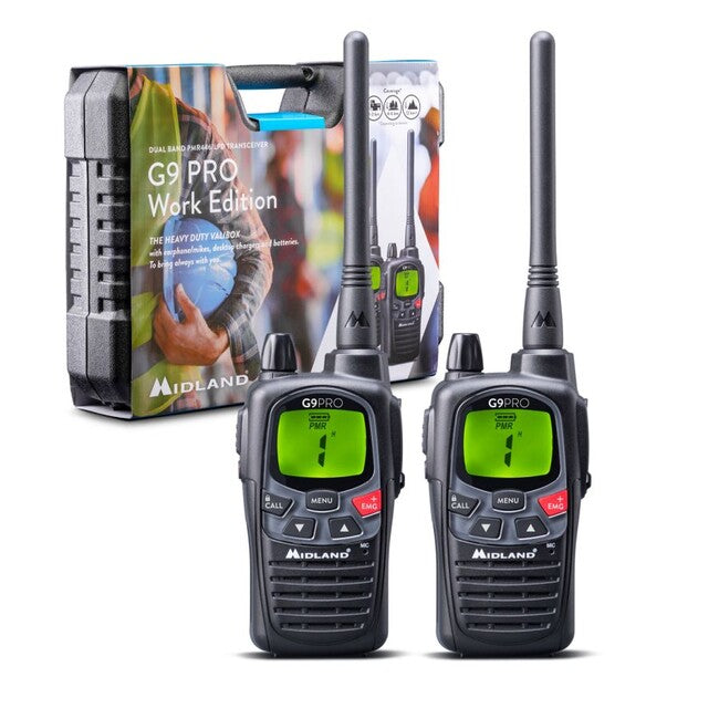 Midland G9 Pro Work Edition σετ δύο πομποδεκτών