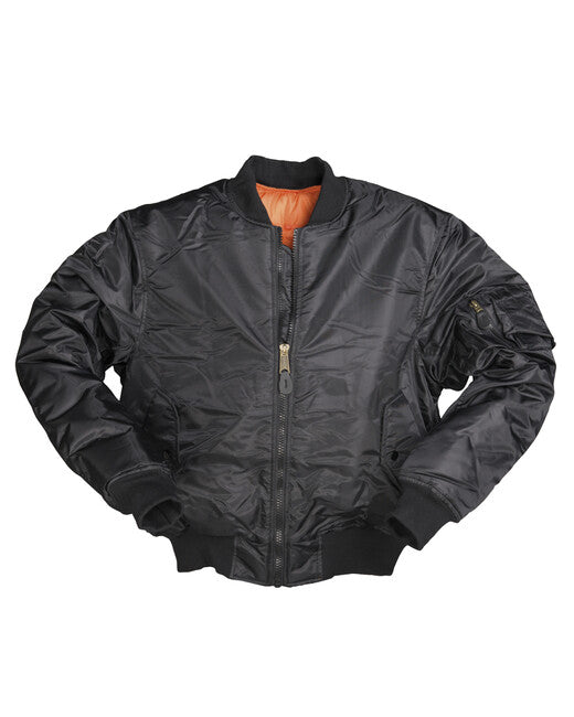 Mil-Tec MA1 Pilot Jacket, Black