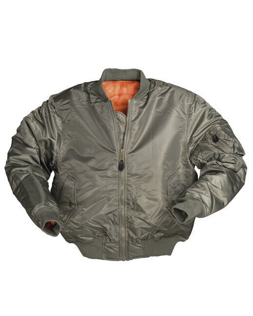 Mil-Tec MA1 Flight Jacket, Olive
