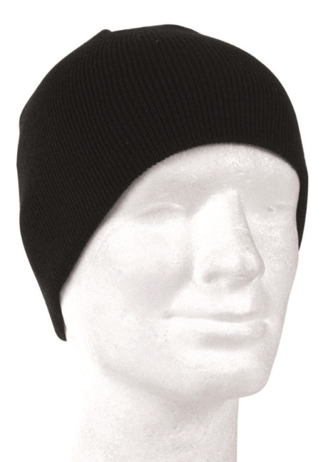 Mil-Tec pletena kapa Beanie, črna