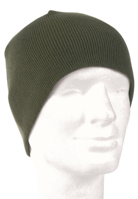 Mil-Tec pletena kapa Beanie, olivno zelena
