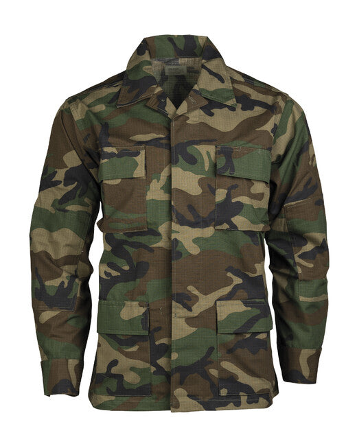 Mil-Tec BDU srajca rip-stop US tip, Woodland