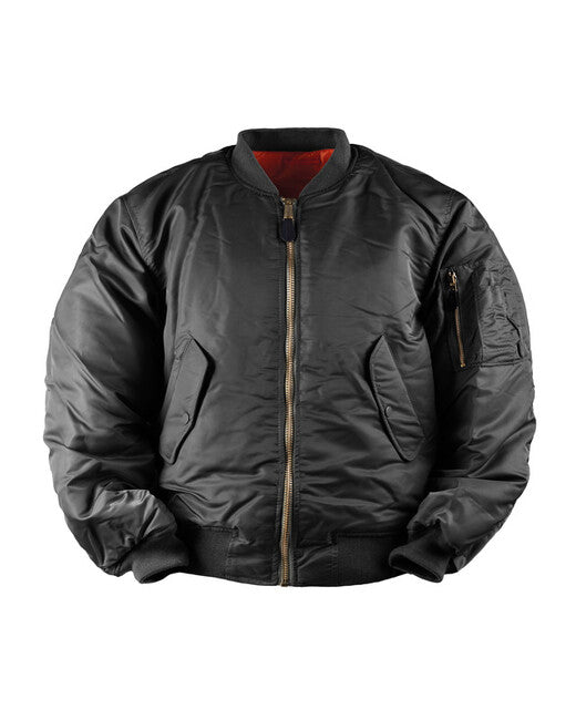 Mil-Tec MA1 BASIC Bomber Jacket, Black