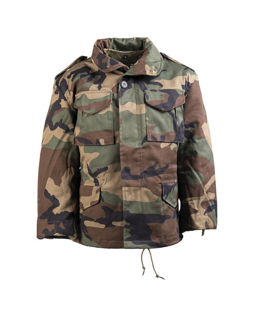 Mil-Tec M65 jakna US otroška s vložkom, Woodland