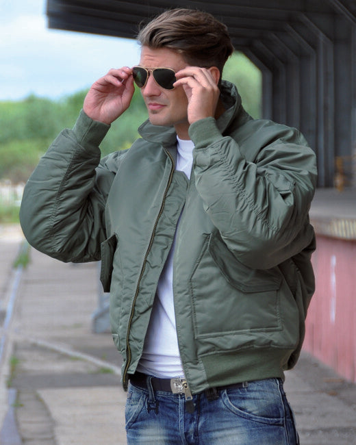 Mil-Tec CWU BASIC Pilot Jacket, Olive