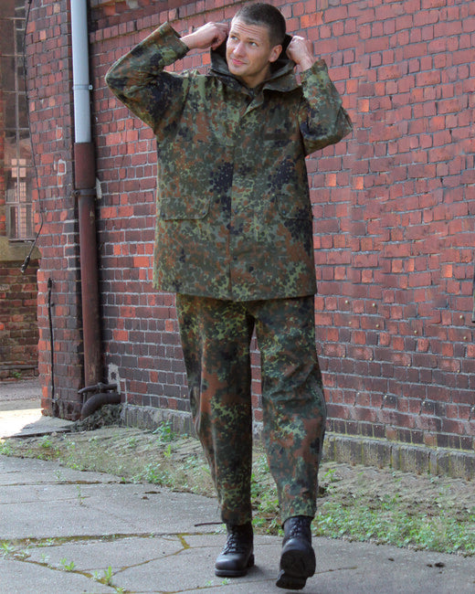 Mil-Tec BW 3-slojna jakna za vlažno vreme repro, flecktarn
