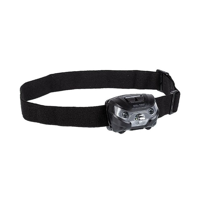 Mil-Tec LED naglavna svetilka CREE XPE, črna