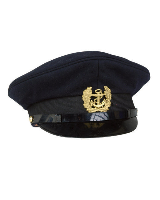 Mil-Tec MARINE kapa z amblemom, temno modra