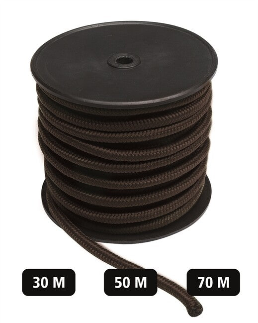 Mil-Tec Commando Rope Black 9mm (30m)