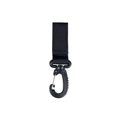 Mil-Tec Black Holder with Carabiner 70mm Belt