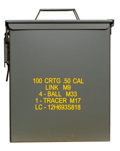 Mil-Tec M9 CAL.50 Ammo Can, Olive