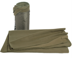 Mil-Tec Poly-Fleece odeja, 200x150 cm, olivno zelena