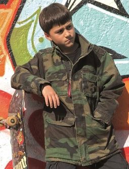 Mil-Tec ranger jakna otroška, woodland
