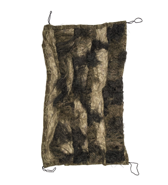 Mil-Tec Ghillie maskacijska mreža woodland, 1,4x1 m