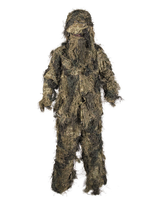 Mil-Tec Ghillie 4-delni kostum s požarno zaščito, woodland