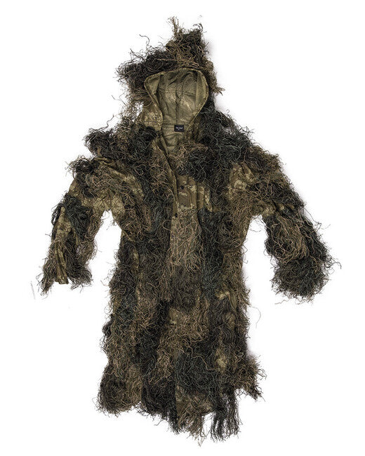 Mil-Tec Ghillie oblek s požarno zaščito, woodland
