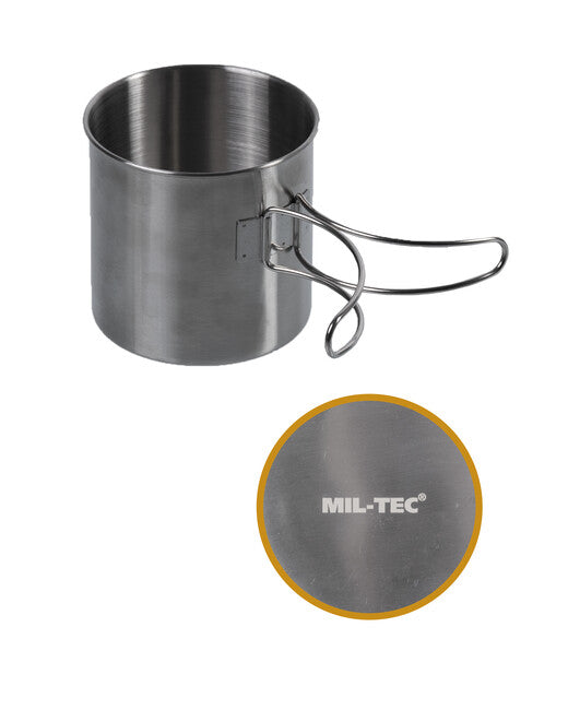 Mil-Tec Stainless Steel Mug, 800ml