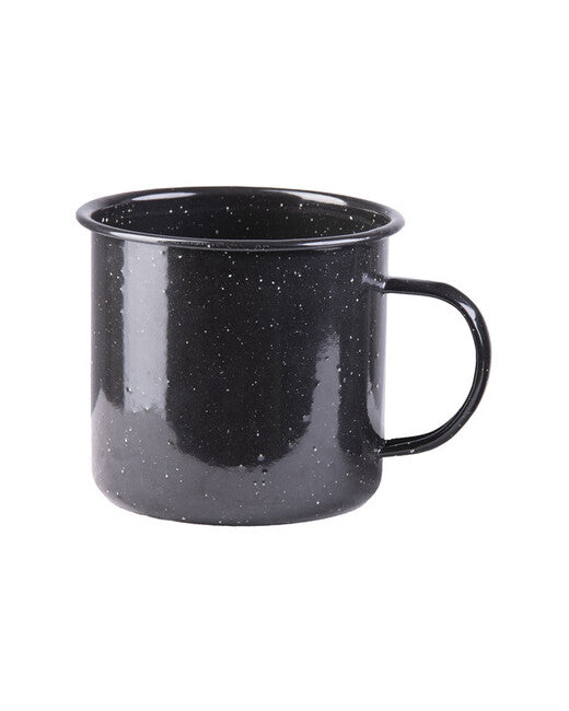 Mil-Tec WESTERN emajlirani lonček 680 ml, črn