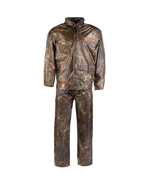 Mil-Tec nepremočljiv PVC komplet, flecktarn