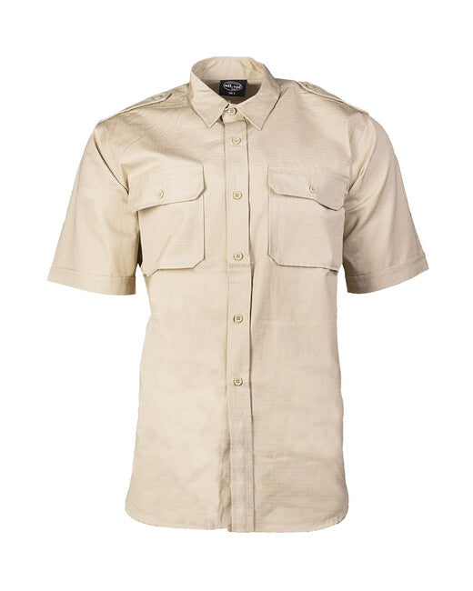 Mil-Tec TROPICAL srajca, kratke rokave, na gumbe, khaki