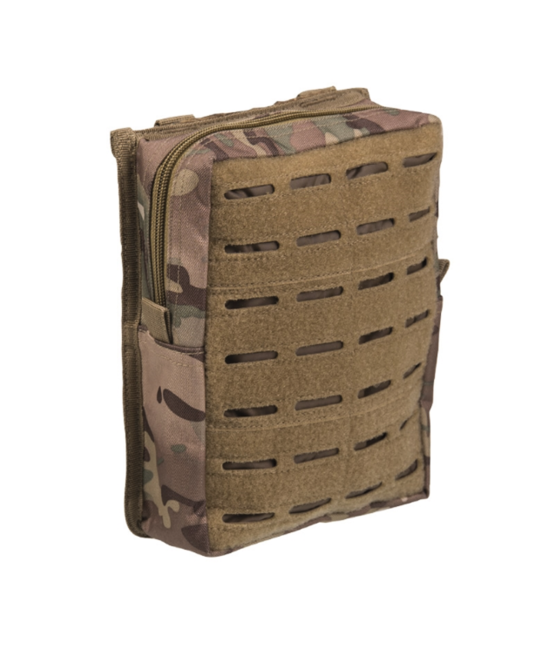 Mil-Tec Laser Cut Molle Large Multifunctional Pouch, Multitarn