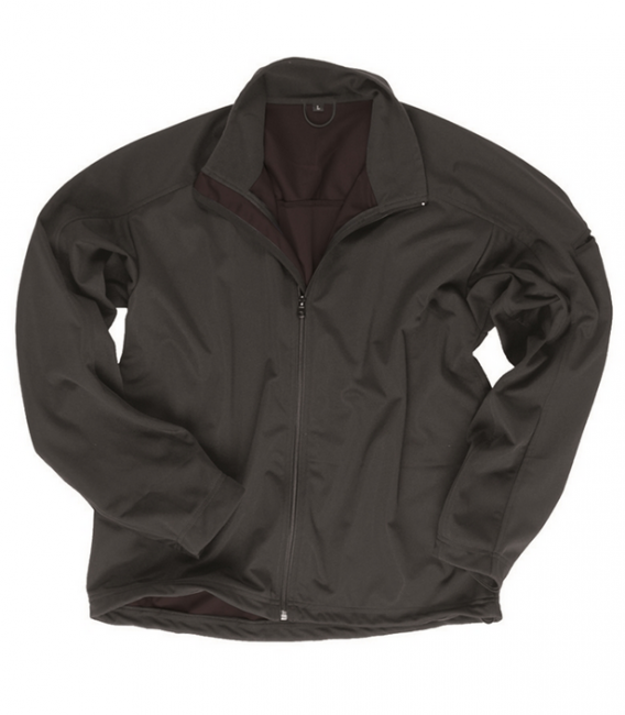 Mil-Tec lite SoftShell 3-vrstvena lahka softshell jakna, črna