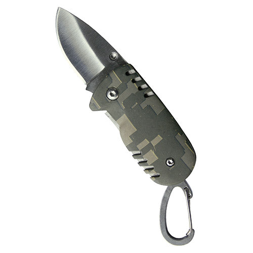 Mil-Tec Small Folding Knife with Carabiner, AT-digital, 9cm