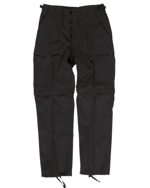 Mil-Tec BDU ZIP-OFF snemljive hlače, črne