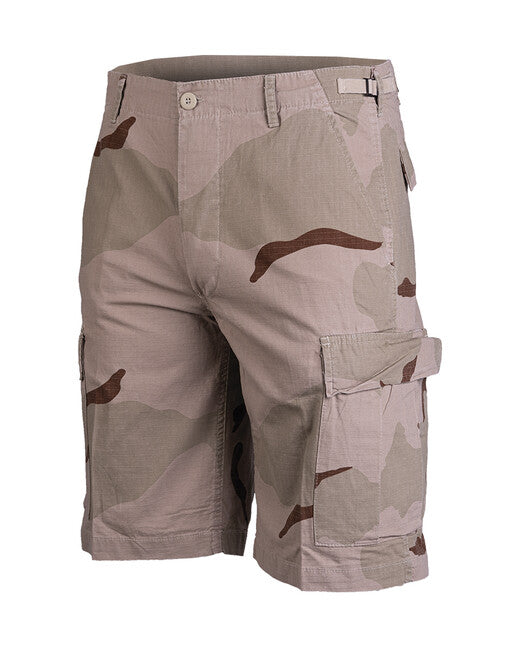 Mil-Tec BDU kratke hlače US tip rip-stop predoprane 3col. desert