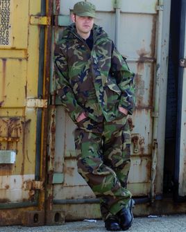 Mil-Tec US MT-plus hlače trilaminat, Woodland