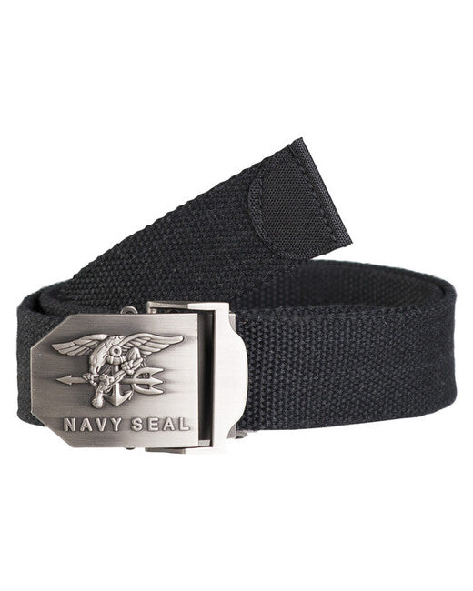 Mil-Tec US Navy SEAL pas 38mm, črn