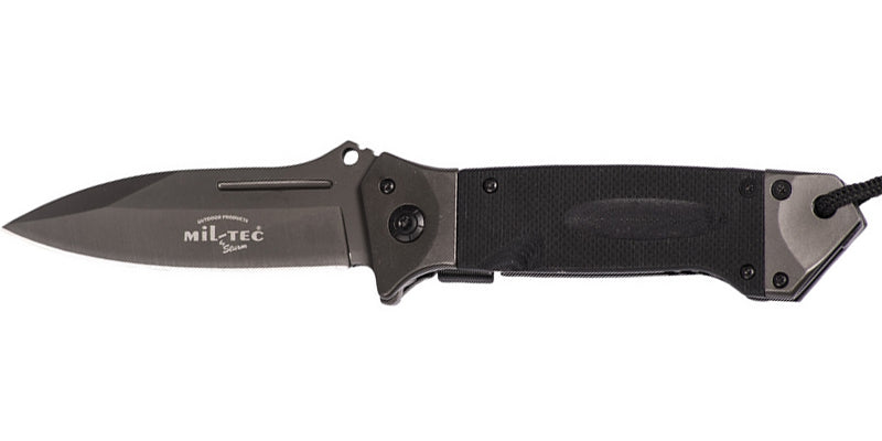 Mil-Tec DA35 preklopni nož Micarta 22cm, črn