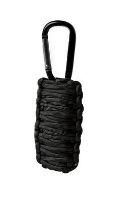 Mil-Tec paracord komplet za preživetje, majhen, črn