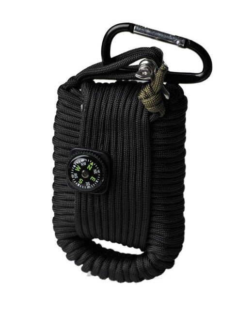 Mil-Tec paracord komplet za preživetje velik, črna
