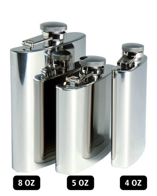 Mil-Tec ploskačka nerjaveče jeklo vsebina, 5 oz / 140 ml