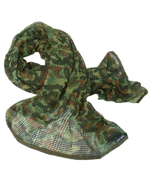 Mil-Tec mrežast šal Flecktarn, 190x90cm