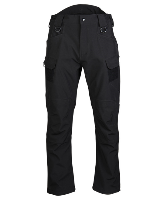 Mil-Tec 'assault' hlače softshell, črne