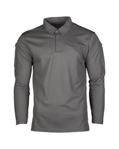 Mil-Tec polo majica taktična, dolgi rokav, urbano siva