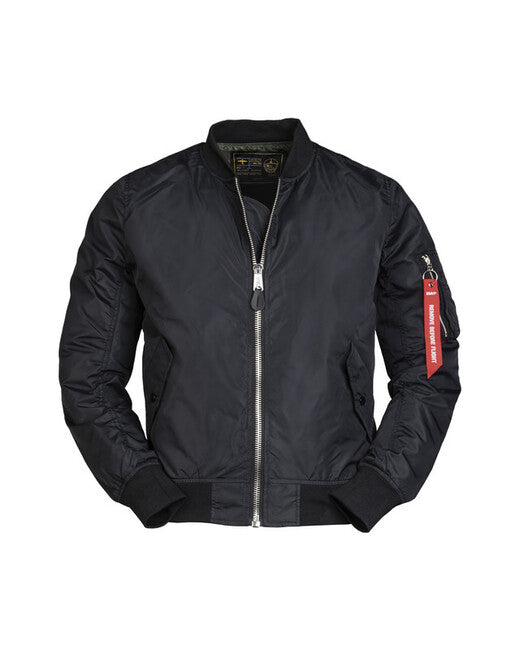Mil-Tec US MA1 Bomber Jacket, Black