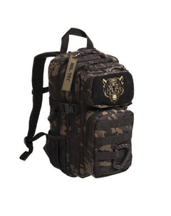 Mil-Tec US otroški assault nahrbtnik multitarn, black, 14L