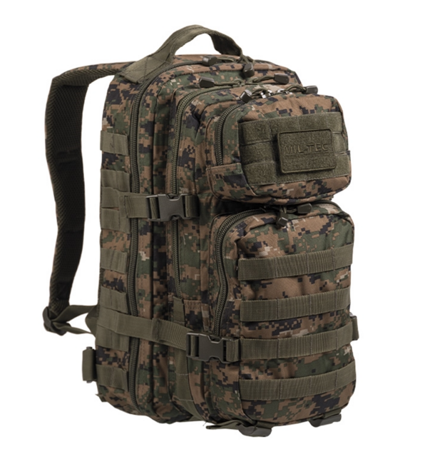 Mil-Tec US Assault Small Backpack, Flecktarn, 20L